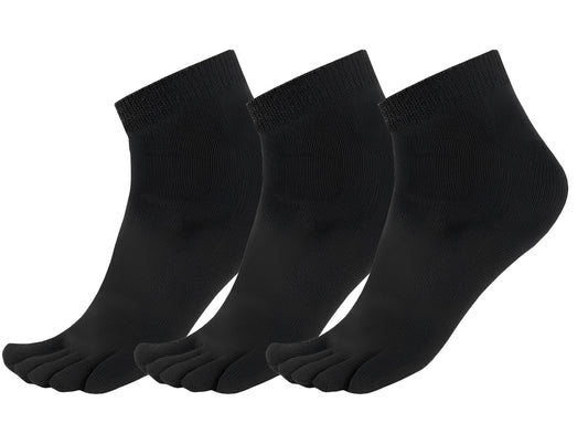 The Black Toesock - Toesocks for extra balance for golfers - 3-pack