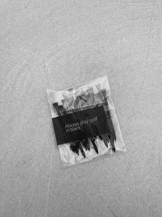 The Black wooden tee from blackswing